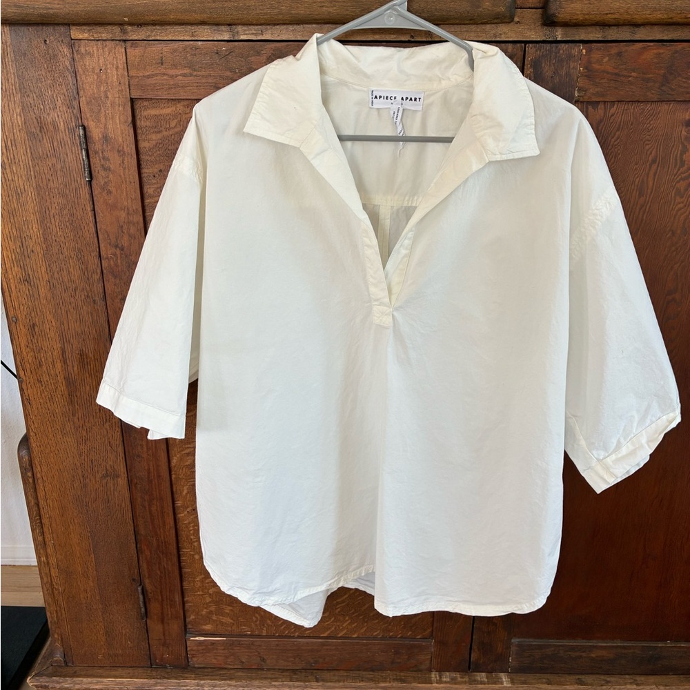 Apiece Apart Cream Women's Top